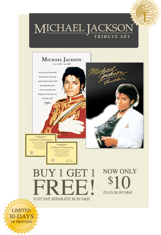 Illustration for article titled Where Will You Put Your Limited Edition Michael Jackson Lithograph?